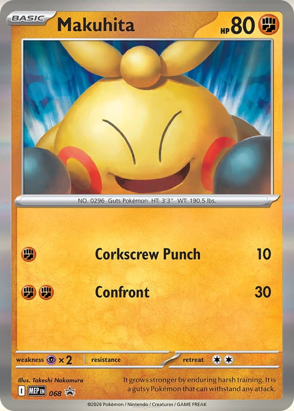 Makuhita #068 — Mega Evolution Promos