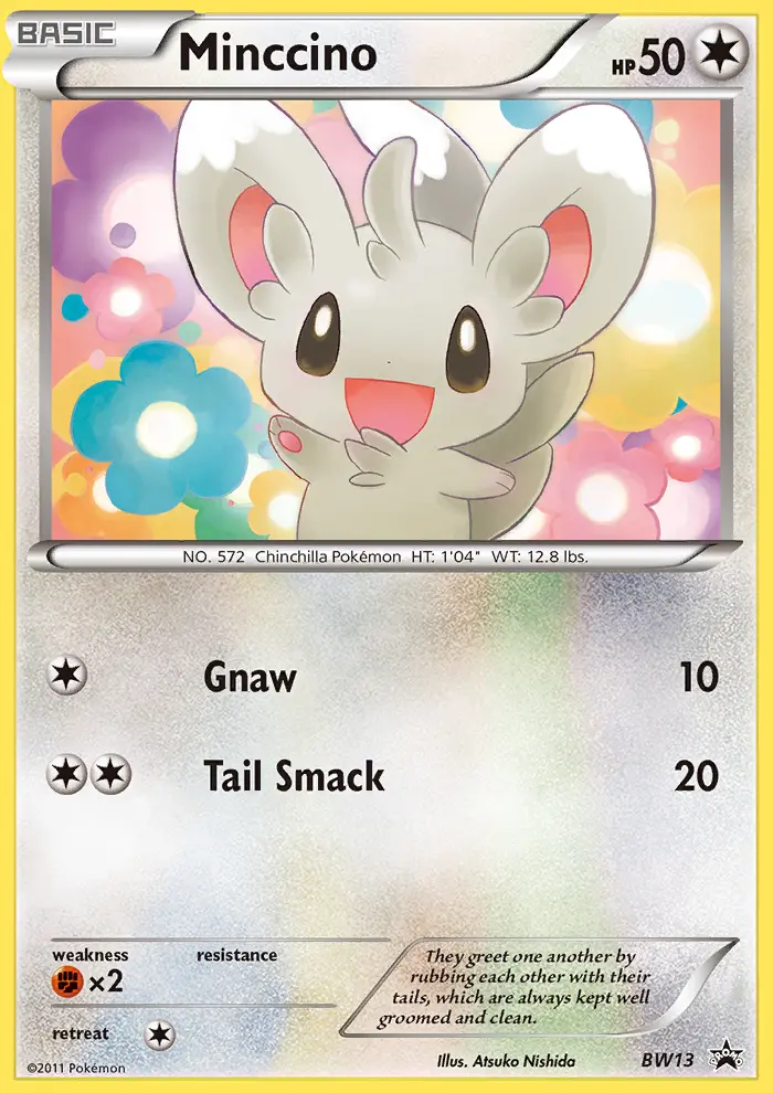 Minccino #BW13 — Black & White Promos
