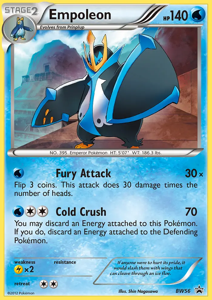 Empoleon #BW56 — Black & White Promos