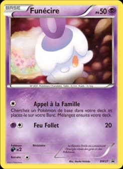 Carte Pokémon Funécire #BW27 — Promos Noir et Blanc
