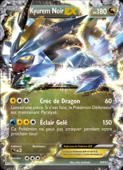 Carte Pokémon Kyurem Noir ex #BW62 — Promos Noir et Blanc