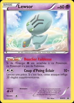 Carte Pokémon Lewsor #BW55 — Promos Noir et Blanc