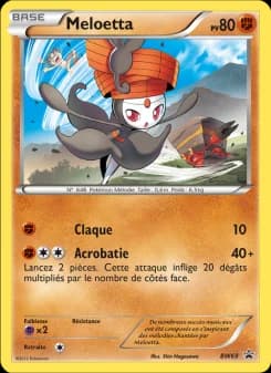 Carte Pokémon Meloetta #BW69 — Promos Noir et Blanc