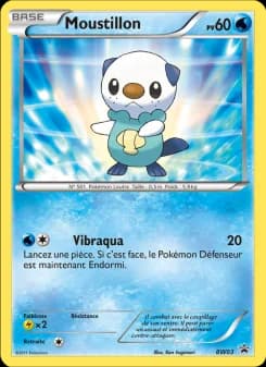 Carte Pokémon Moustillon #BW03 — Promos Noir et Blanc