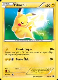 Carte Pokémon Pikachu #BW54 — Promos Noir et Blanc