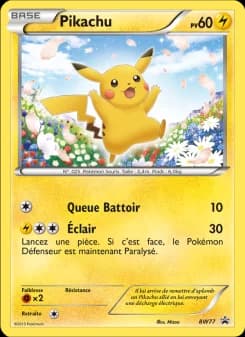 Carte Pokémon Pikachu #BW77 — Promos Noir et Blanc