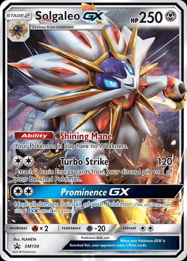 Solgaleo GX #SM104 — Sun & Moon Promos