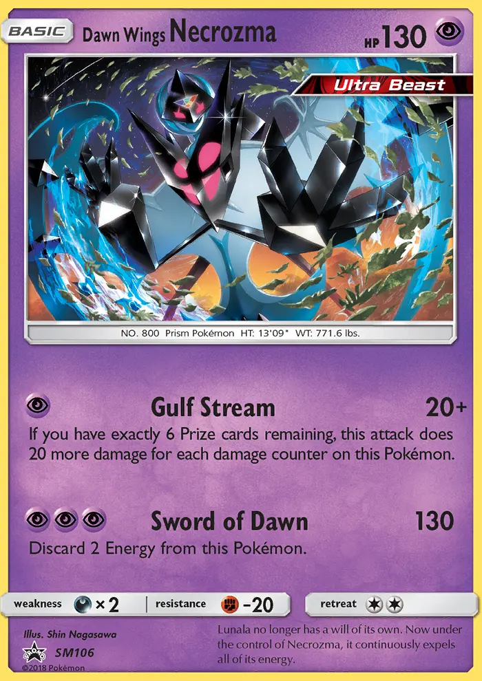 Dawn Wings Necrozma #SM106 — Sun & Moon Promos