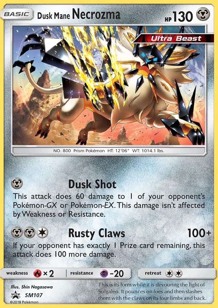 Dusk Mane Necrozma #SM107 — Sun & Moon Promos
