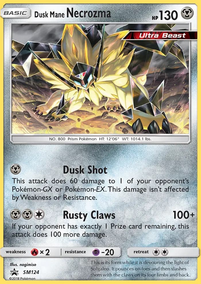 Dusk Mane Necrozma #SM124 — Sun & Moon Promos