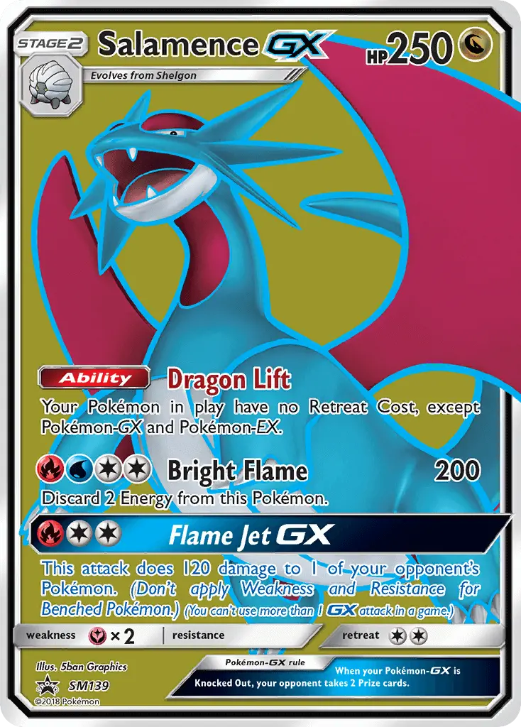 Salamence GX #SM139 — Sun & Moon Promos