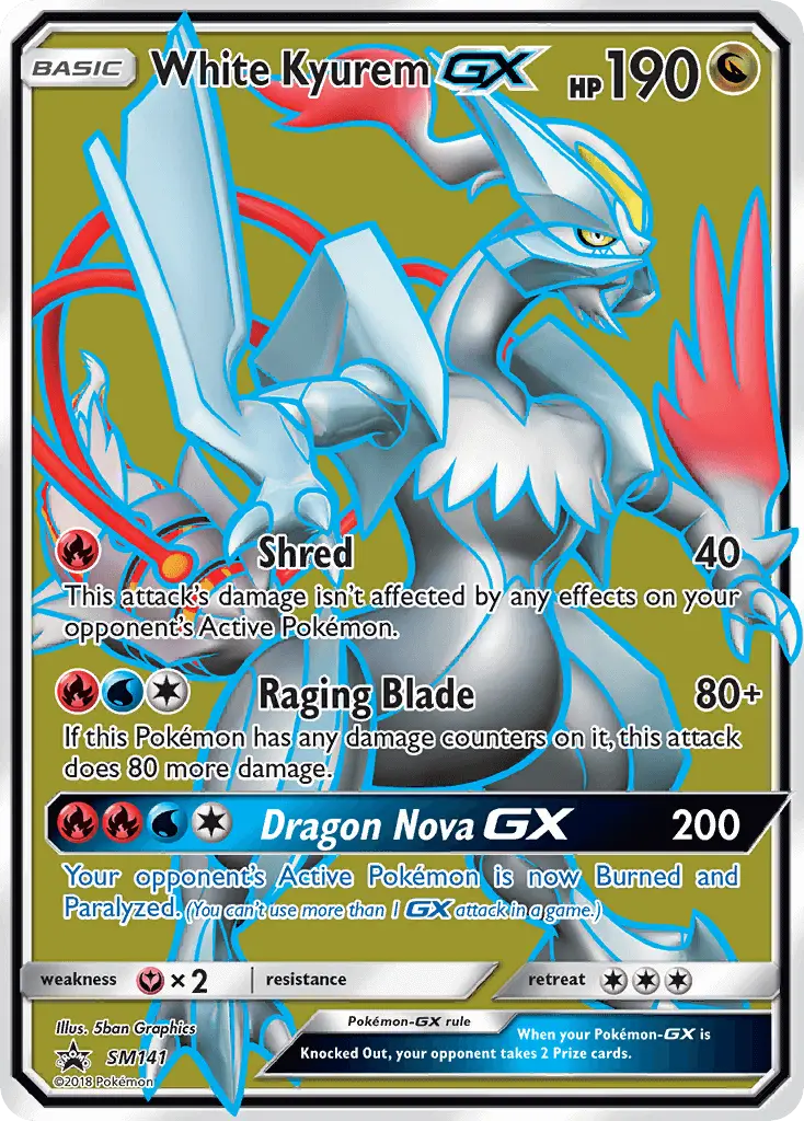 White Kyurem GX #SM141 — Sun & Moon Promos
