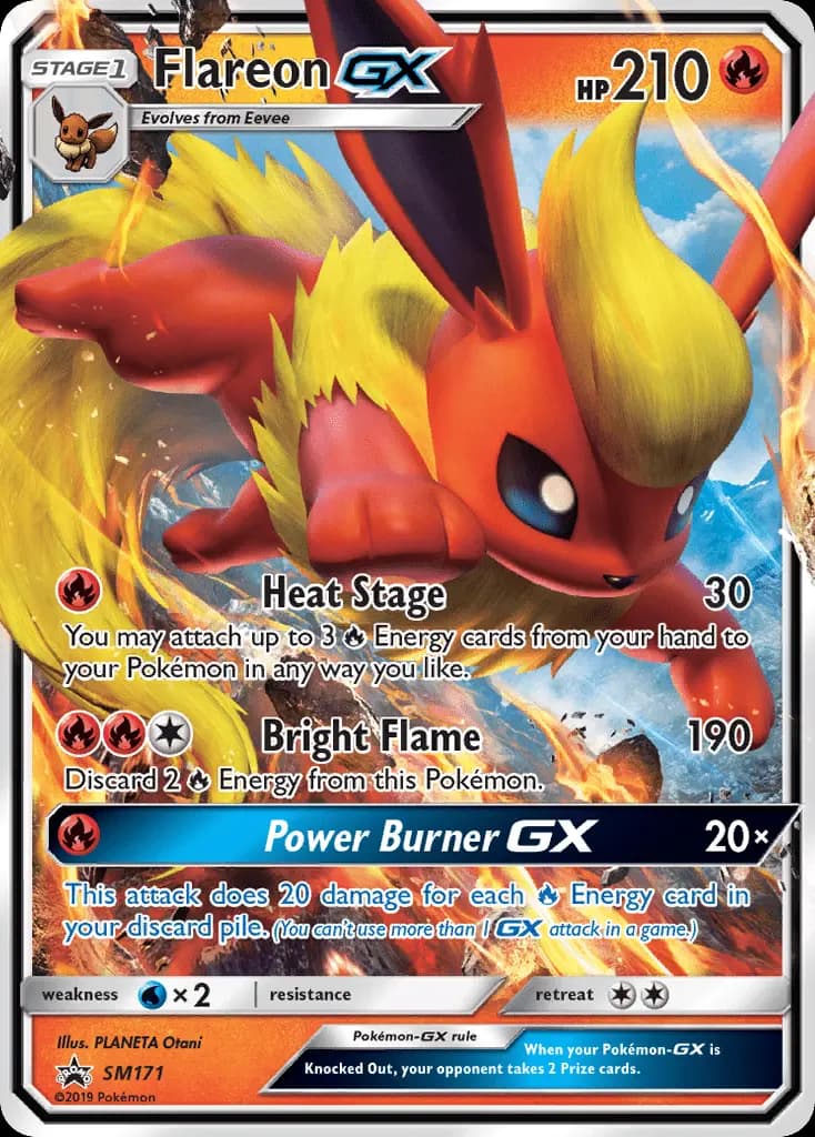 Flareon GX #SM171 — Sun & Moon Promos