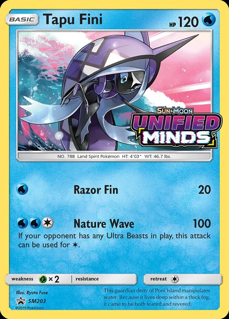 Tapu Fini #SM203 — Sun & Moon Promos