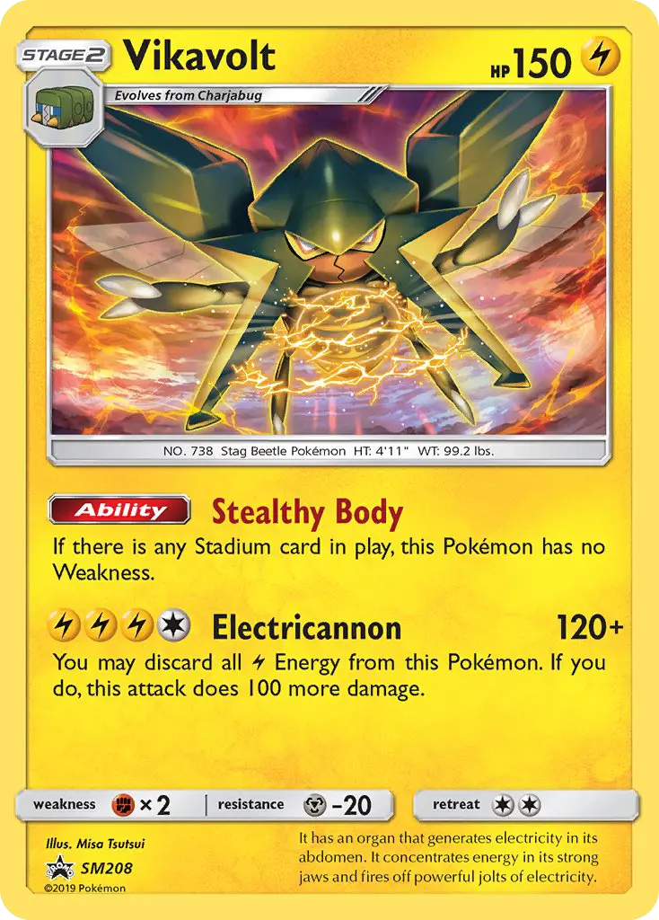 Vikavolt #SM208 — Sun & Moon Promos