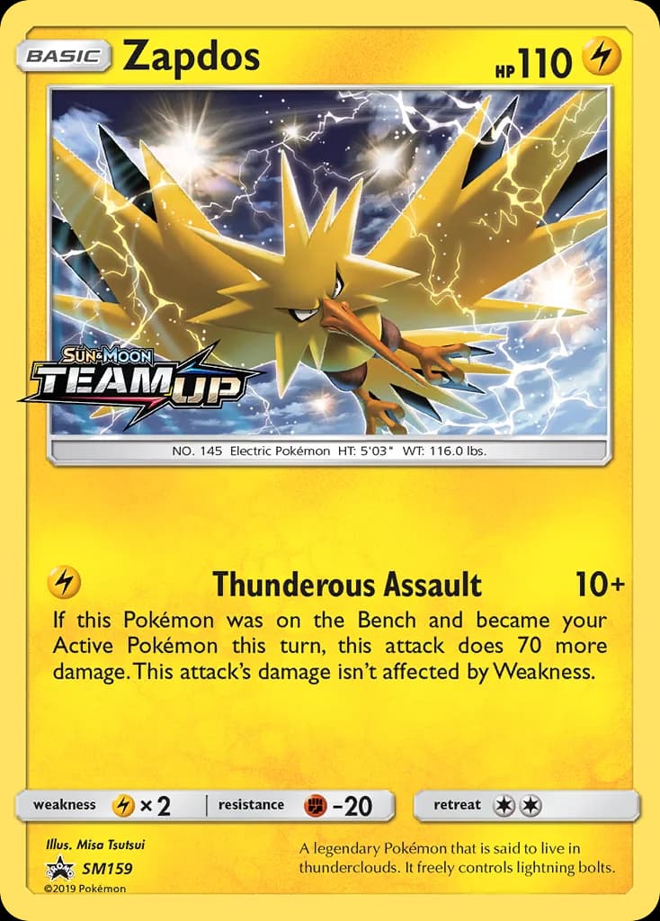 Carte Pokémon Électhor #SM159 — Promos Soleil et Lune