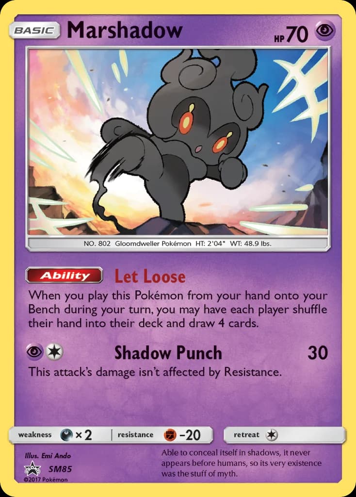 Carte Pokémon Marshadow #SM85 — Promos Soleil et Lune