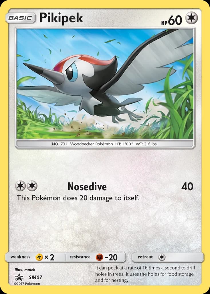 Carte Pokémon Picassaut #SM07 — Promos Soleil et Lune