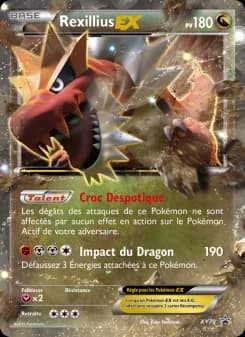 Carte Pokémon Rexillius EX #XY70 — Promos X&Y