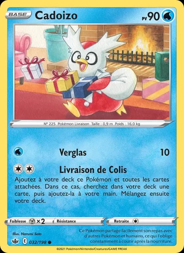 Carte Pokémon Cadoizo #32 — Règne de Glace