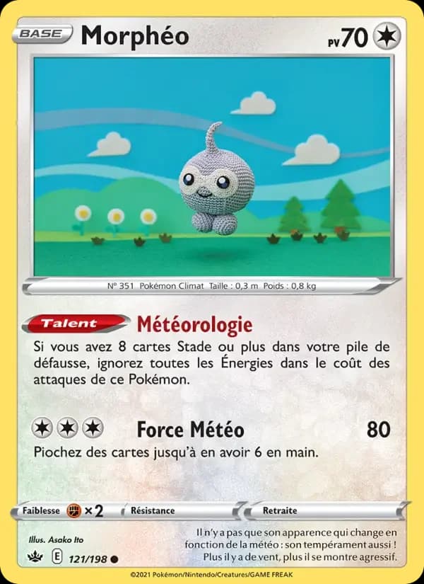 Carte Pokémon Morphéo #121 — Règne de Glace