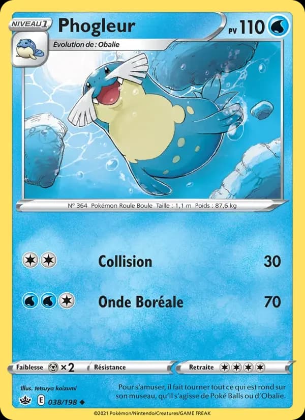 Carte Pokémon Phogleur #38 — Règne de Glace