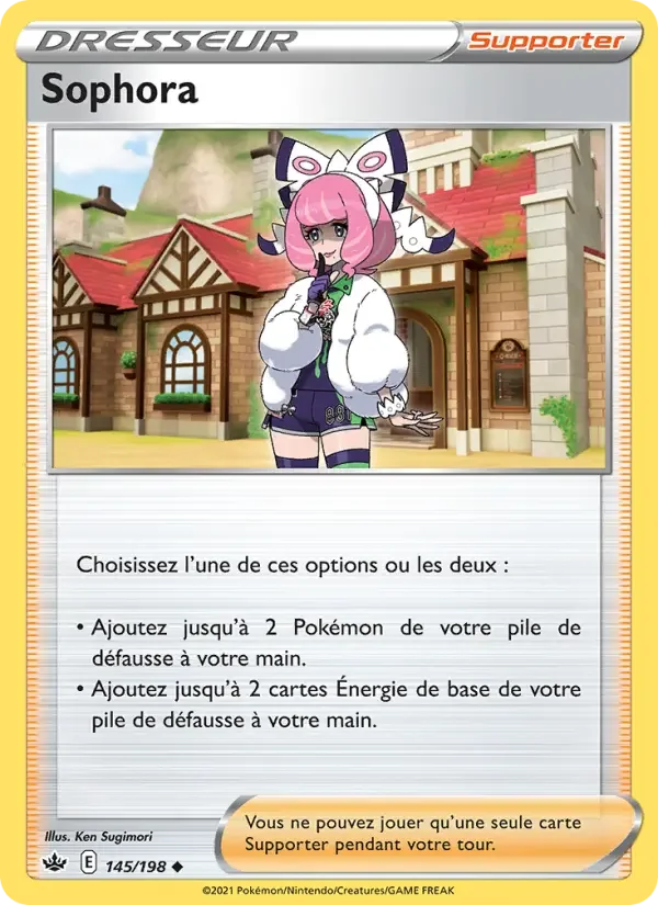 Carte Pokémon Sophora #145 — Règne de Glace