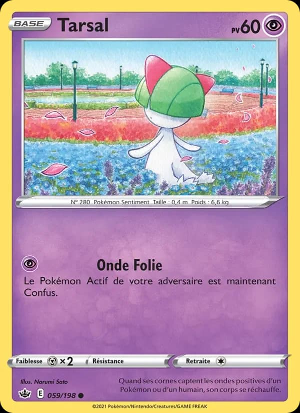 Carte Pokémon Tarsal #59 — Règne de Glace