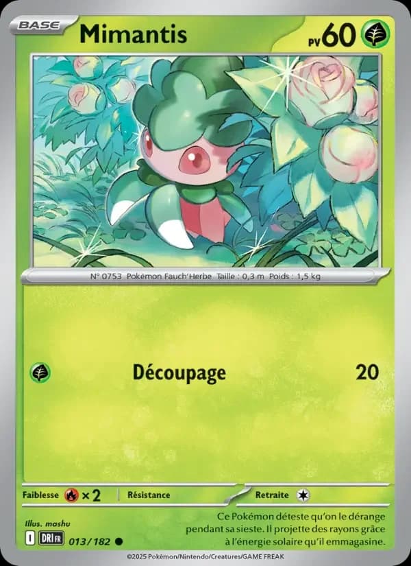 Carte Pokémon Mimantis #013 — Rivalités Destinées