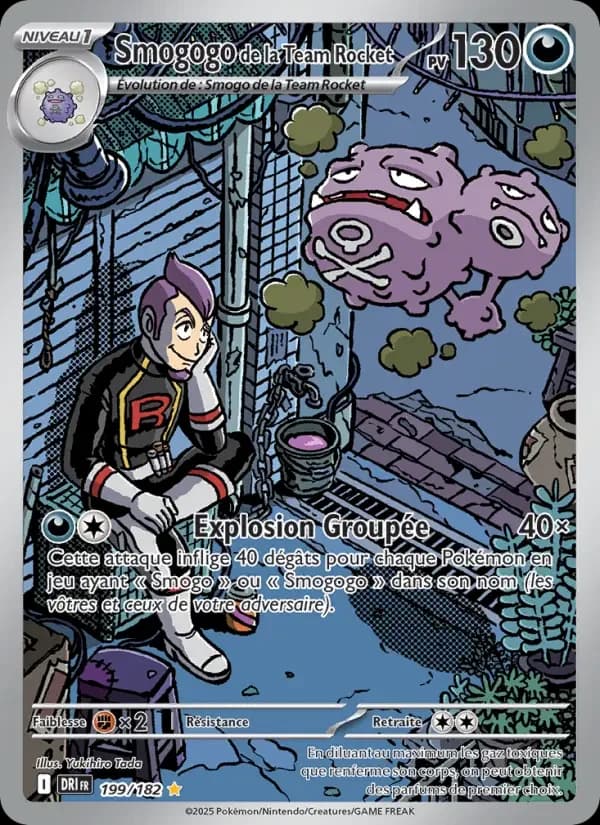 Carte Pokémon Smogogo de la Team Rocket #199 — Rivalités Destinées