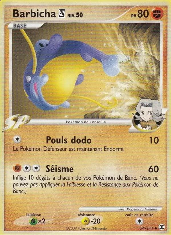 Carte Pokémon Barbicha Niv. 50 #54 — Rivaux Émergeants
