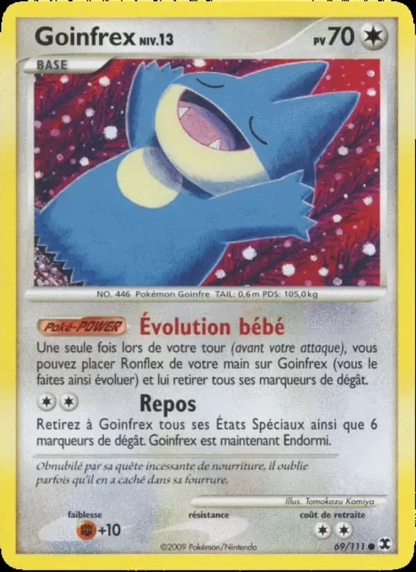 Carte Pokémon Goinfrex Niv. 13 #69 — Rivaux Émergeants