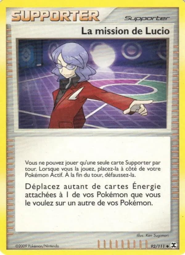 Carte Pokémon La mission de Lucio #92 — Rivaux Émergeants