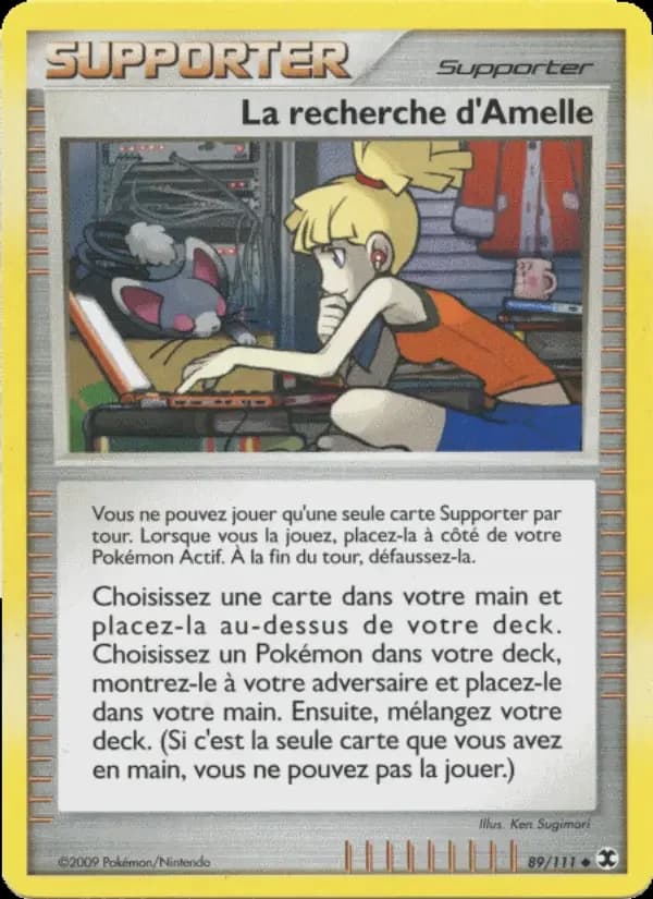 Carte Pokémon La recherche d'Amelle #89 — Rivaux Émergeants