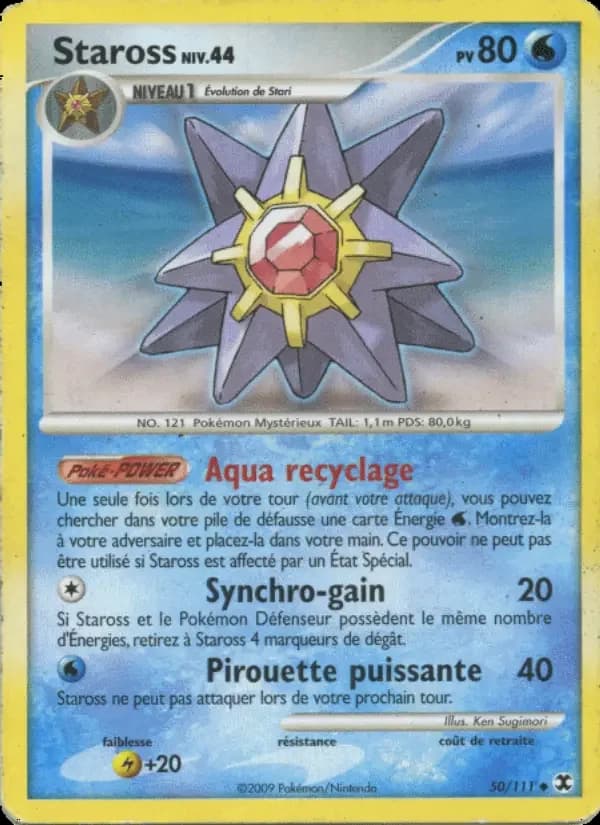 Carte Pokémon Staross Niv. 44 #50 — Rivaux Émergeants
