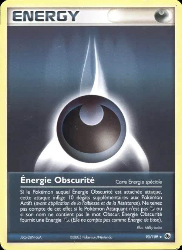 Carte Pokémon Énergie Obscurité #93 — Rubis & Saphir