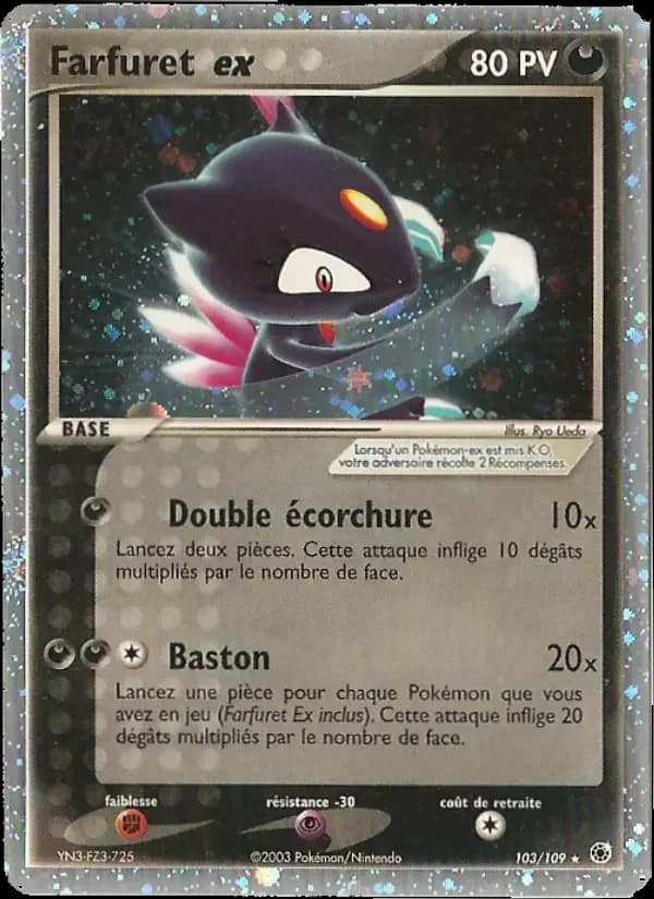 Carte Pokémon Farfuret ex #103 — Rubis & Saphir