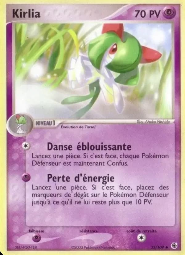 Carte Pokémon Kirlia #35 — Rubis & Saphir