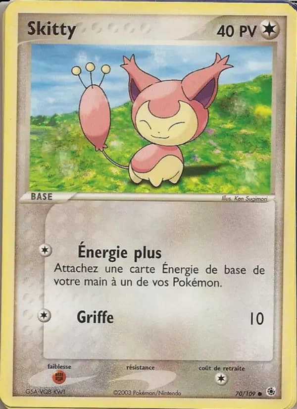 Carte Pokémon Skitty #70 — Rubis & Saphir