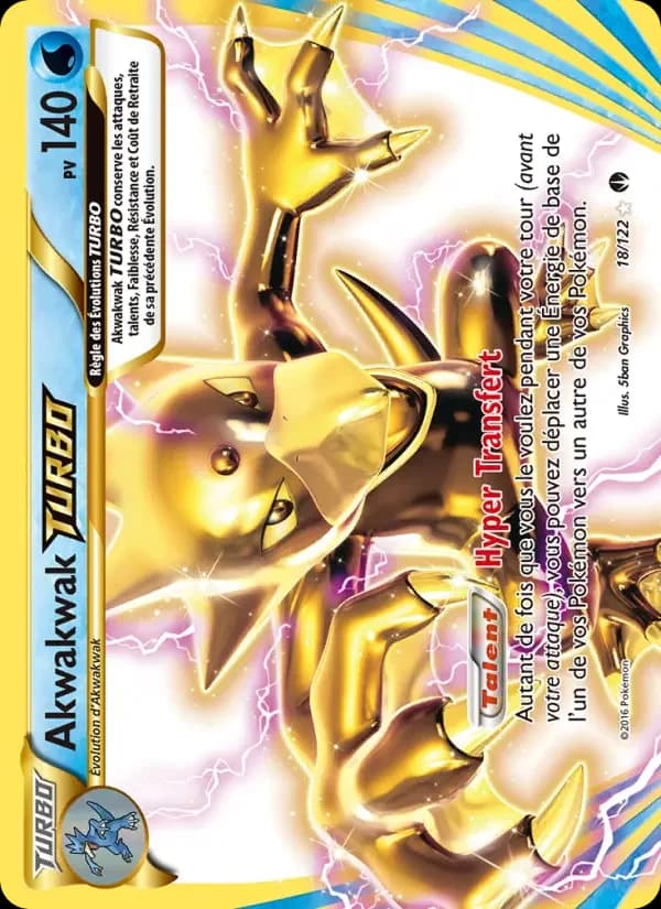 Carte Pokémon Akwakwak TURBO #18 — Rupture TURBO