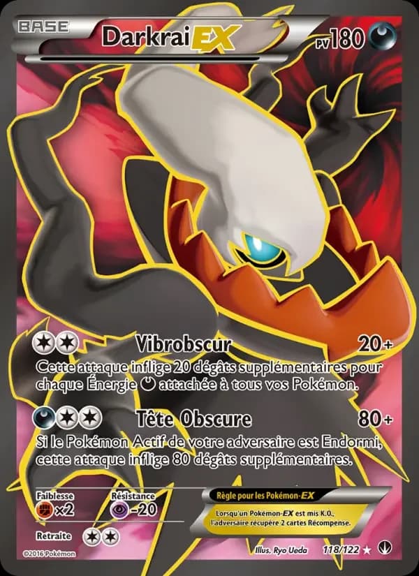 Carte Pokémon Darkrai EX #118 — Rupture TURBO