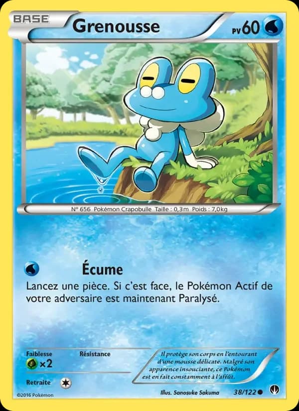 Carte Pokémon Grenousse #38 — Rupture TURBO