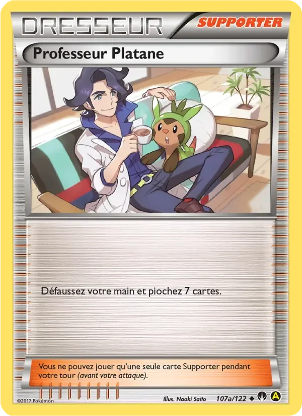 Carte Pokémon Professeur Platane #107a — Rupture TURBO