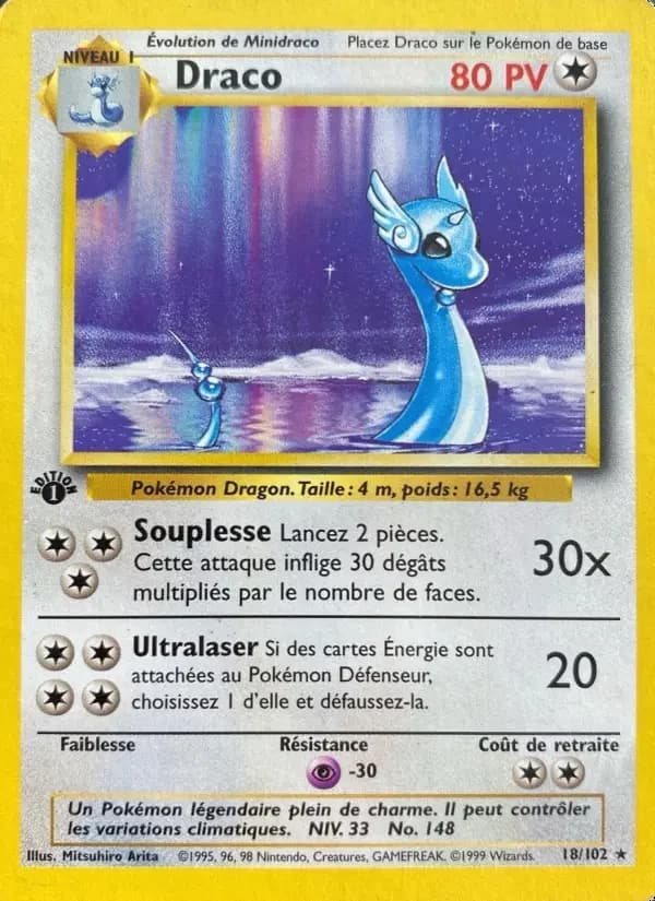 Carte Pokémon Draco #18 — Set de base