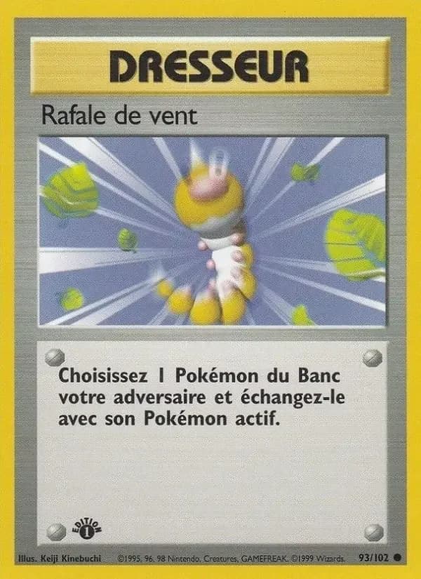 Carte Pokémon Rafale de vent #93 — Set de base