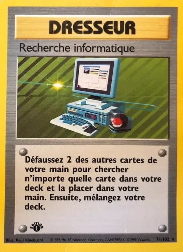 Carte Pokémon Recherche informatique #71 — Set de base