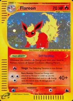 Carte Pokémon Flareon #H7 — Skyridge