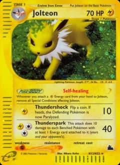 Carte Pokémon Jolteon #H12 — Skyridge