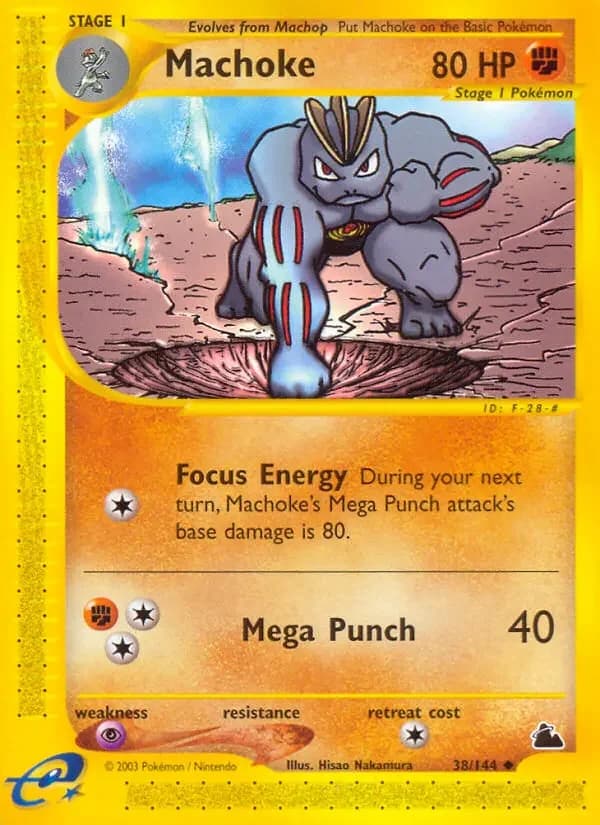 Carte Pokémon Machoke #38 — Skyridge