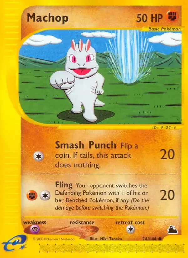 Carte Pokémon Machop #74 — Skyridge
